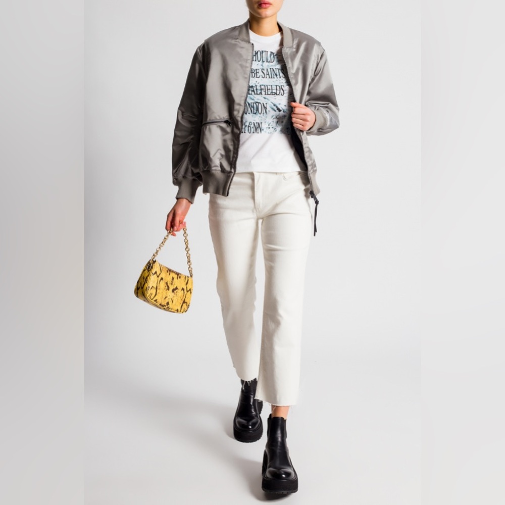 AllSaints BoxSaints Anna Tee in optic white